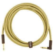 Fender Deluxe Series Instrument Cable Straight-Angle 5.5m Tweed
