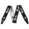 Fender Weighless Running Logo Black/White