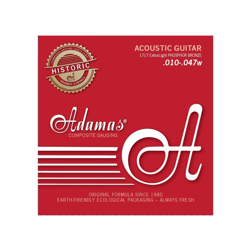 Juego Cuerdas Acústica Adamas 1717 Historic Reissue 10-47