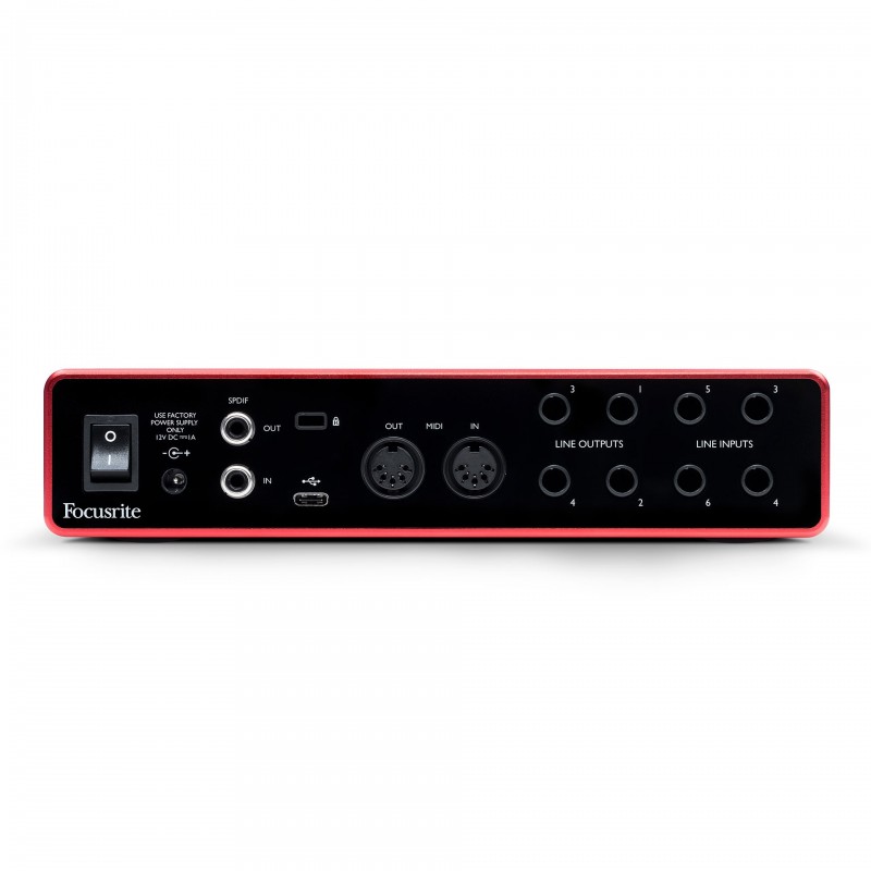 Interface Audio USB Focusrite Scarlett 8i6 3rd Gen