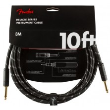 Fender Deluxe Series Instrument Cable Straight-Straight 3m Black Tweed