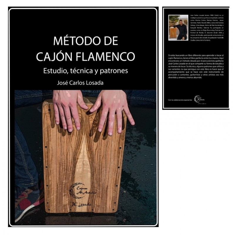 Libro  Método  de Cajón Flamenco por José Carlos Losada
