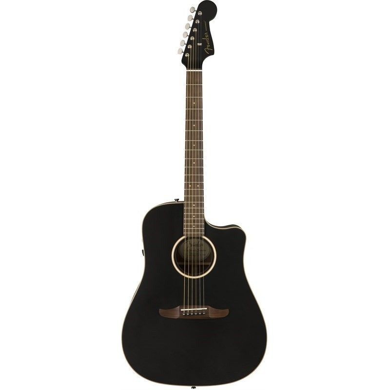 Guitarra Electroacústica Fender Redondo Special Matte Black