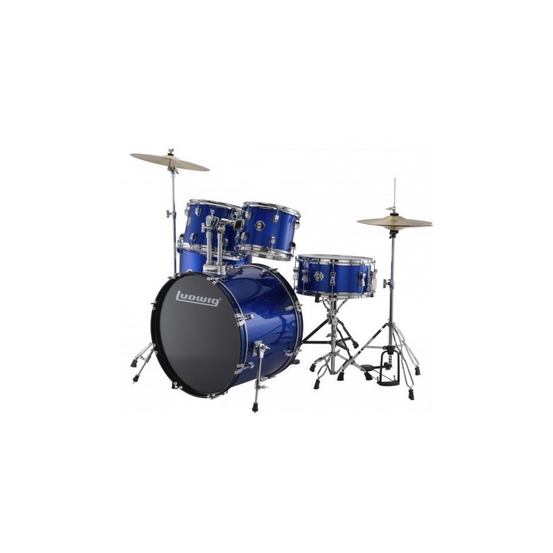 Ludwig LC175 Accent Drive Blue Foil