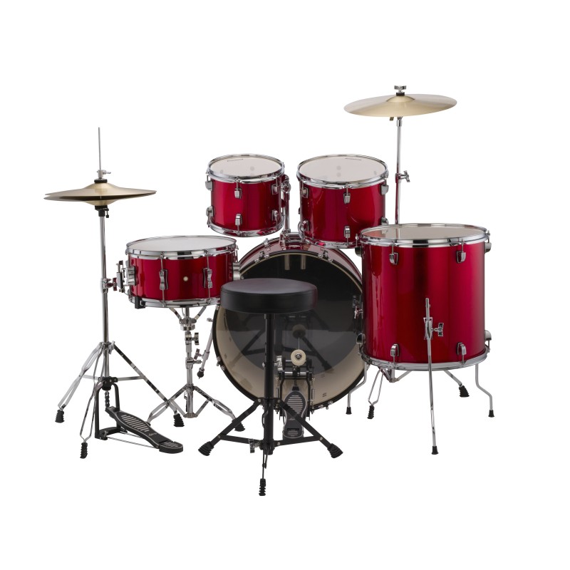 Ludwig LC175 Accent Drive Red Foil