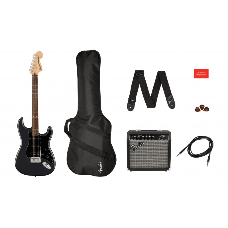 Pack Guitarra Eléctrica Squier Affinity Stratocaster HSS Pack Lrl-Cfm