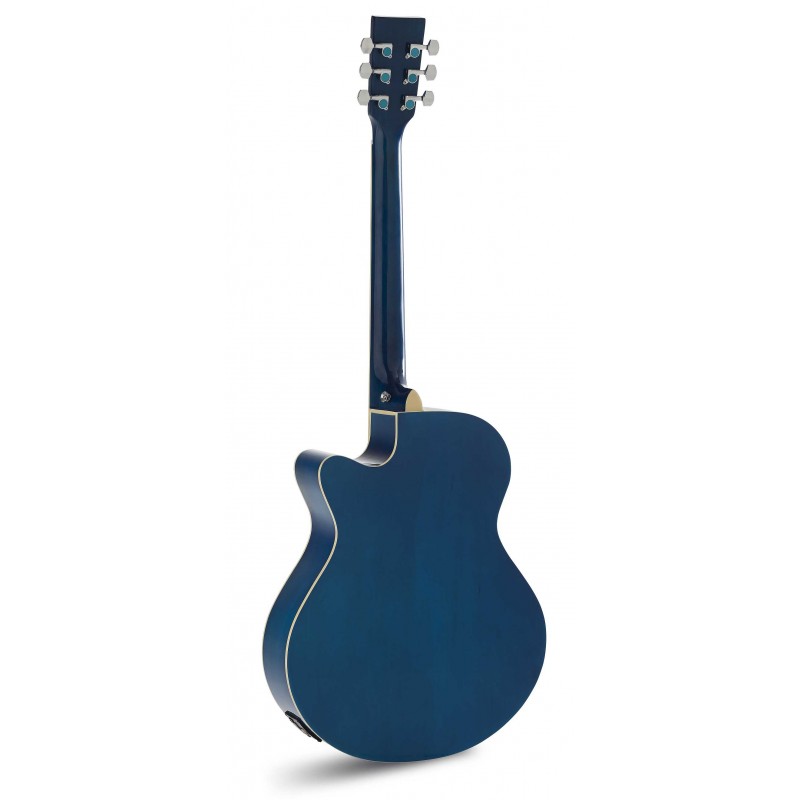 Guitarra Electroacústica Admira Indiana Brillo Azul