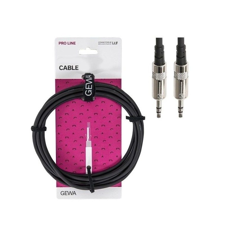 Cable Audio Pro Line Minijack Neutrik Rean 1.5m