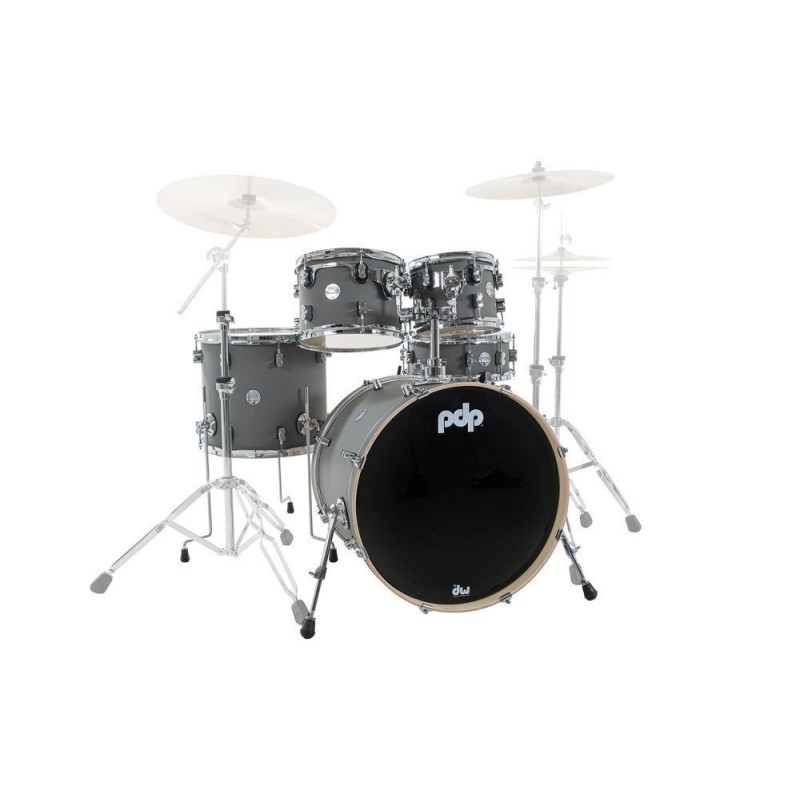 Batería Sin Herrajes Pdp By Dw Concept Maple Standard Satin Pewter