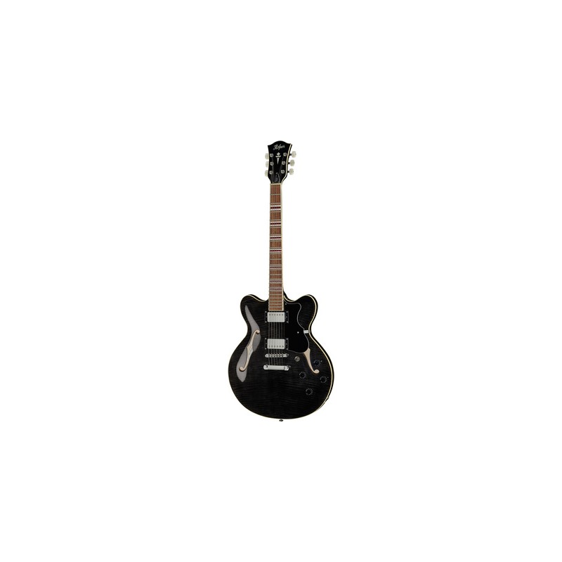 Guitarra Eléctrica Semisólida Hofner Hctvthbk Verythin Negra