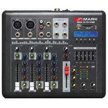 Mesa de Mezclas Analógica Mark Max 4 FX USB BT