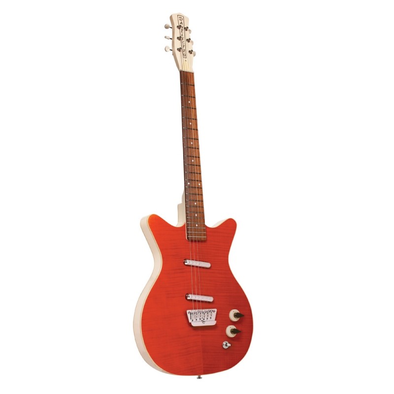 Guitarra Eléctrica Sólida Danelectro 59 Divine Flame Maple