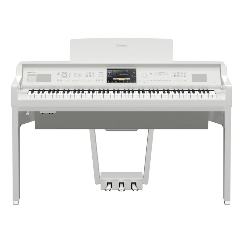 Piano Digital Yamaha Clavinova CVP-809PWH Blanco Pulido