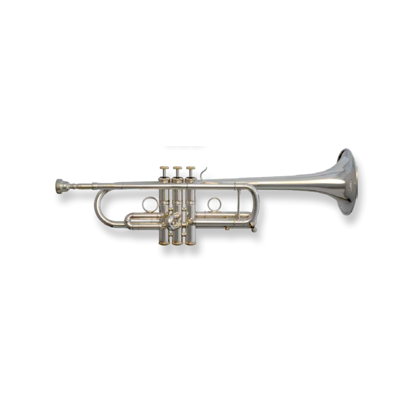 Trompeta Do Fides Pioneer 4000ML Do Plateada