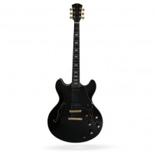 Sire Larry Carlton H7V Black Guitarra Eléctrica Semisólida