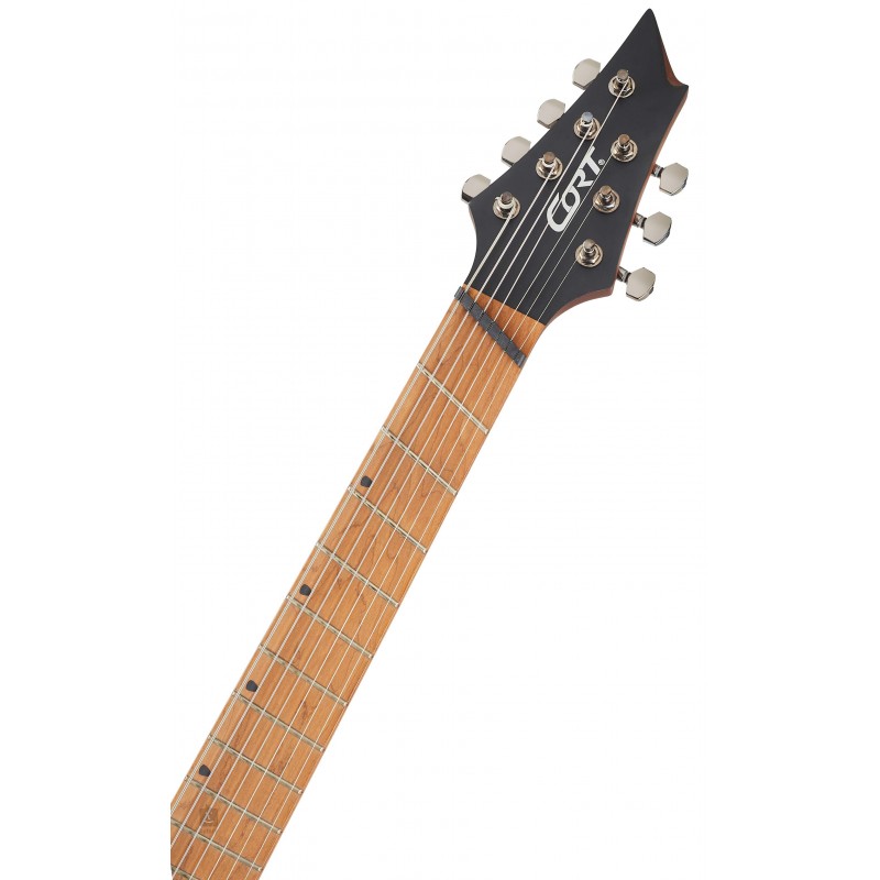 Guitarra Eléctrica 7 Cuerdas Cort KX307MS OPM BK