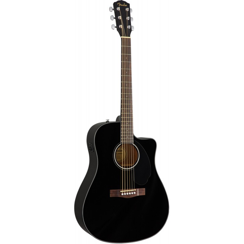 Guitarra Electroacústica Fender CD-60SCE Black