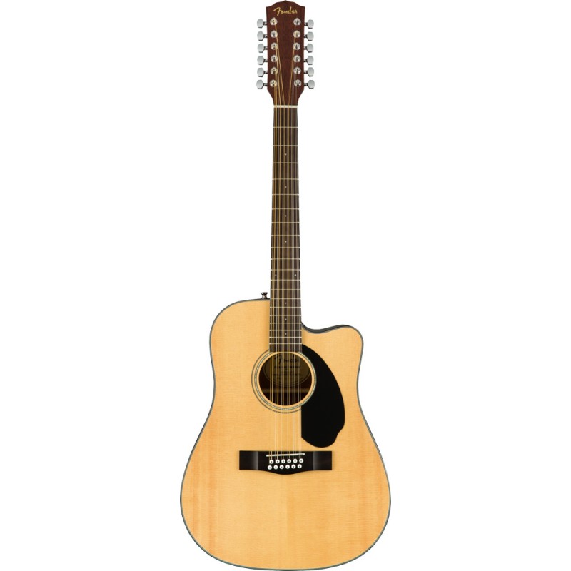 Guitarra Electroacústica 12 Cuerdas Fender CD-60SCE-12 WN NAT