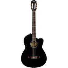Fender CN-140SCE Clasica Black Case Guitarra Clásica