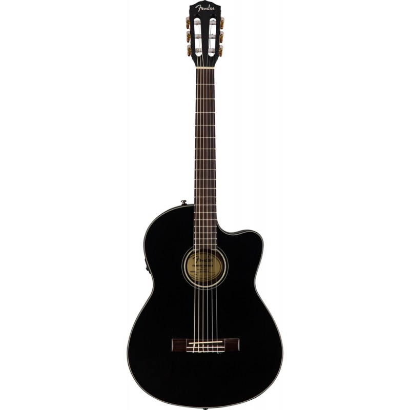 Guitarra Clásica Fender CN-140SCE Clasica Black Case