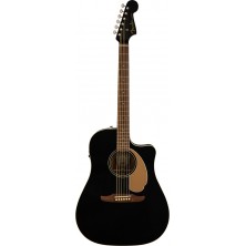 Fender Redondo Player Jetty Black Guitarra Electroacústica