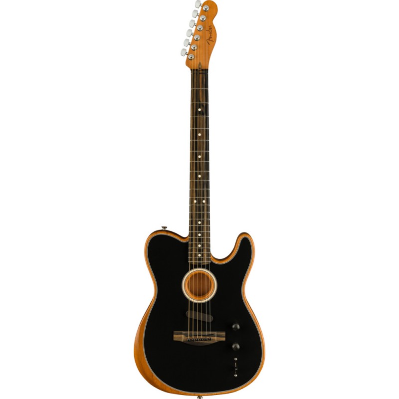 Guitarra Electroacústica Fender American Acoustasonic Telecaster Bk