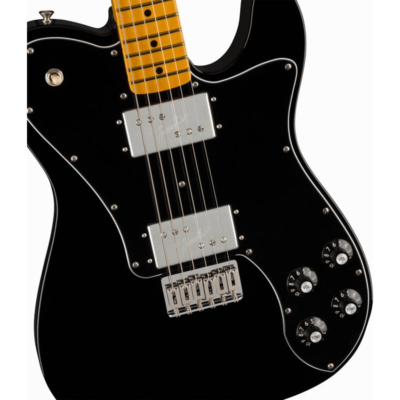 Guitarra Eléctrica Sólida Fender American Vintage II 1975 Telecaster Deluxe Mn-Blk