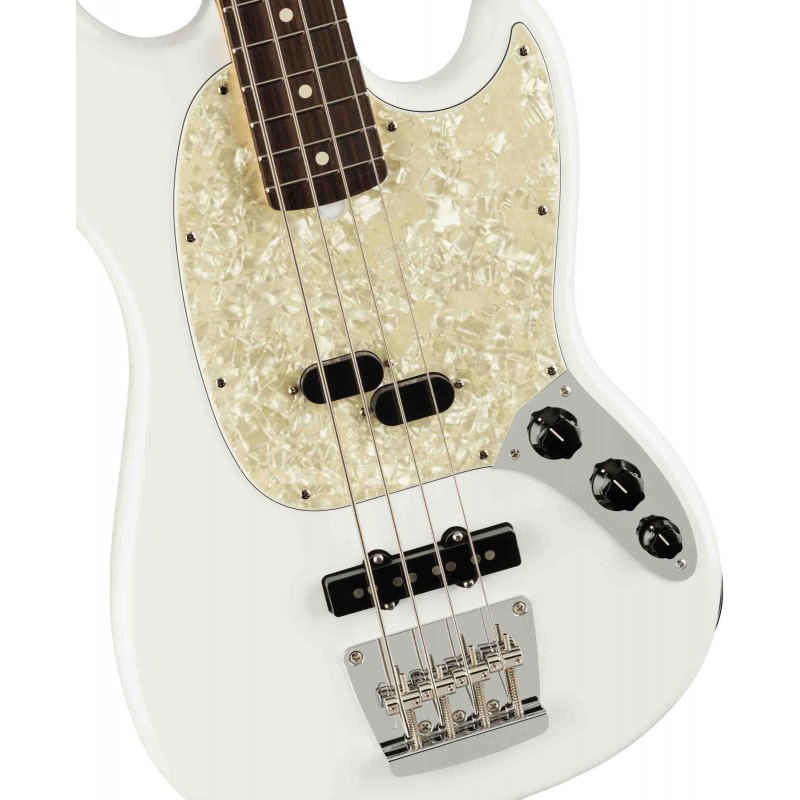 Bajo Electrico 4 Cuerdas Fender American Performer Mustang Bass RW-AW