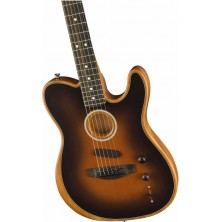 Guitarra Electroacústica Fender American Acoustasonic Telecaster Sb