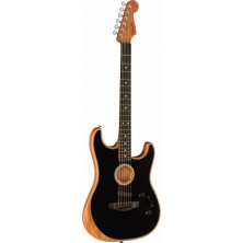 Guitarra Electroacústica Fender American Acoustasonic Stratocaster Bk