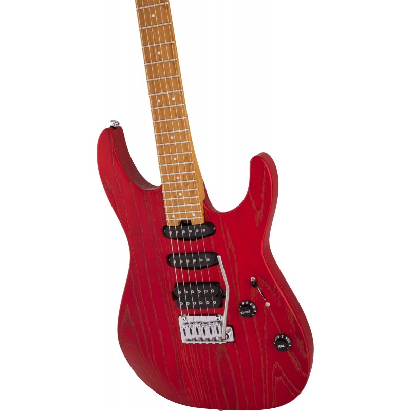 Guitarra Eléctrica Sólida Charvel Pro-Mod DK24 HSS 2PT Red Ash