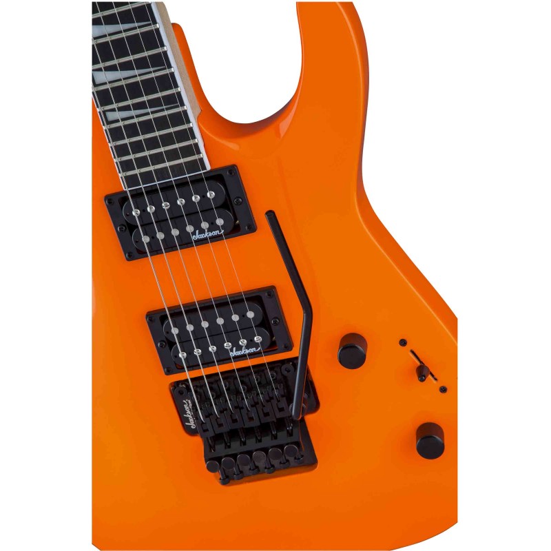 Guitarra Eléctrica Sólida Jackson JS32 Dinky AH Neon Orange