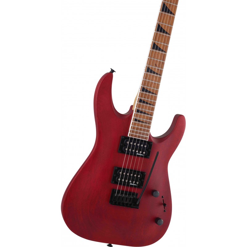 Guitarra Eléctrica Sólida Jackson JS24 Dinky DKAM Red Stain