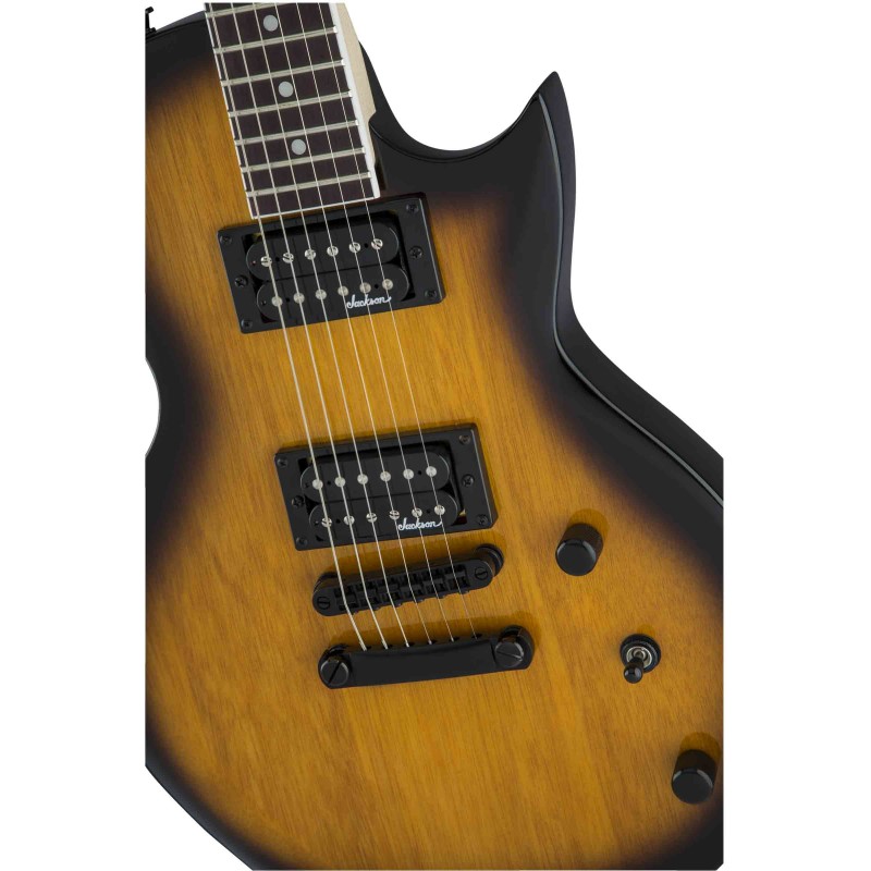 Guitarra Eléctrica Sólida Jackson JS22 SC Monarkh AH Tobacco Burst