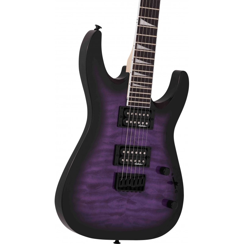 Guitarra Eléctrica Sólida Jackson JS32Q Dinky DKA HT Transparent Purple Burst