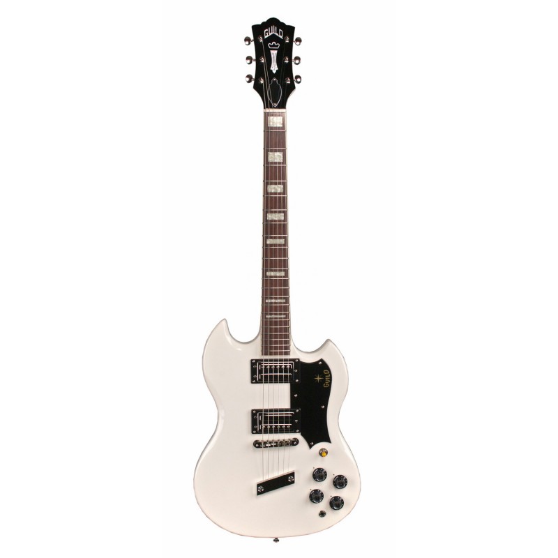 Guitarra Eléctrica Sólida Guild S-100 Polara White