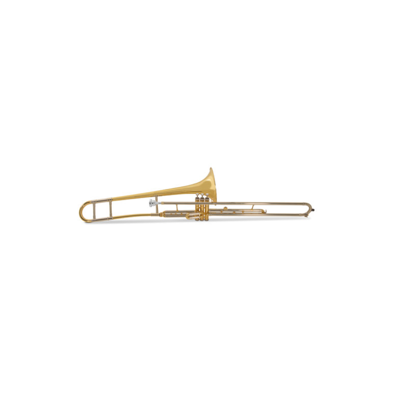 Trombon de Pistones Bach VT501 Sib Lacado Dorado
