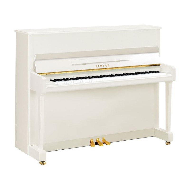 Piano Vertical Yamaha P116 M Blanco Pulido PWH SH3 Silent