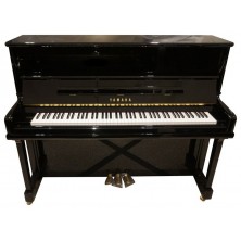 Yamaha P124 M Negro Pulido PE SH3 Silent Piano Vertical