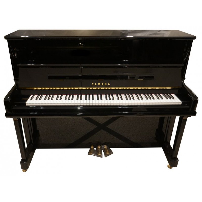 Piano Vertical Yamaha P124 M Negro Pulido PE SH3 Silent