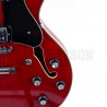 Sire Larry Carlton H7 See Through Red  botones