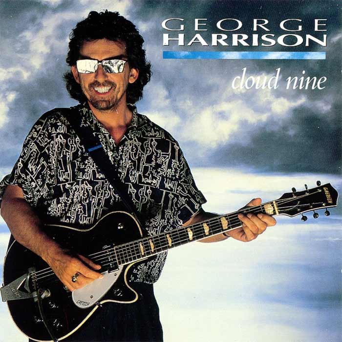 George Harrison en Cloud Nine con su guitarra eléctrica semisólida Gretsch