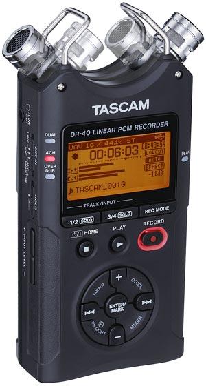 Grabadora digital portátil Tascam DR-40X