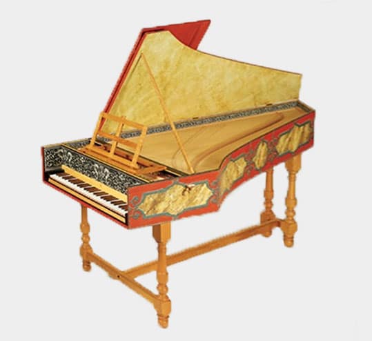 Clavicembalo, instrumento historico antecesor del piano