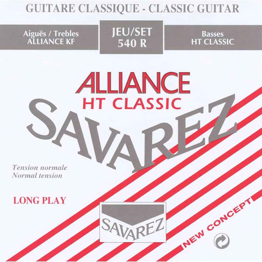 Juego de cuerdas de guitarra clásica Savarez 540R Alliance