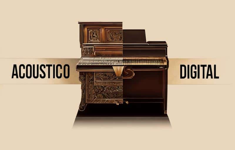 Piano acustico vs piano digital