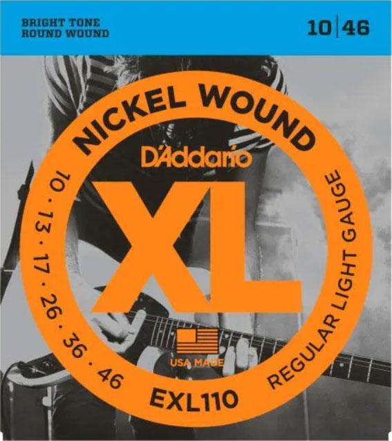 Cuerdas D'Addario EXL110-Xl Regular Light 10-46
