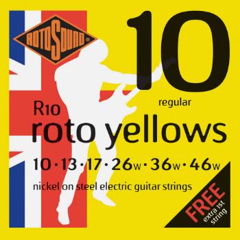 Cuerdas de guitarra eléctrica Rotosound R10 10-46