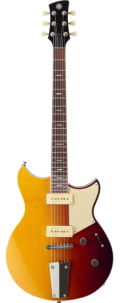 Guitarra eléctrica de la marca Yamaha