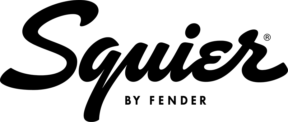 Logo de la famosa marca de guitarras Squier